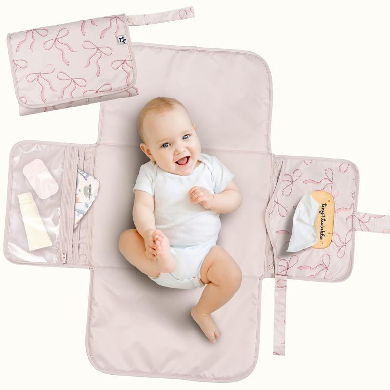 Tiny Twinkle Portable Diaper Changing Pad - Lightweight, Waterproof, and Travel-Friendly!