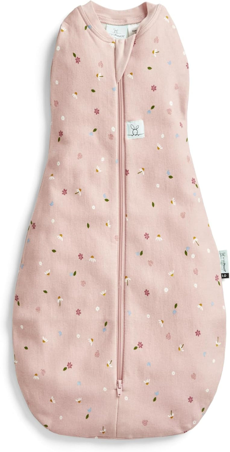 Cocoon Swaddle Bag – TOG Rated for Warmth, Breathable Organic Cotton Baby Swaddle, Two-Way Zip, Arms In or Out