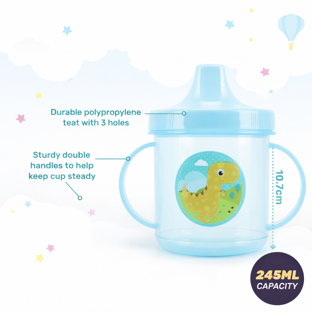 245ml Baby Sippy Cup with Fun Handles