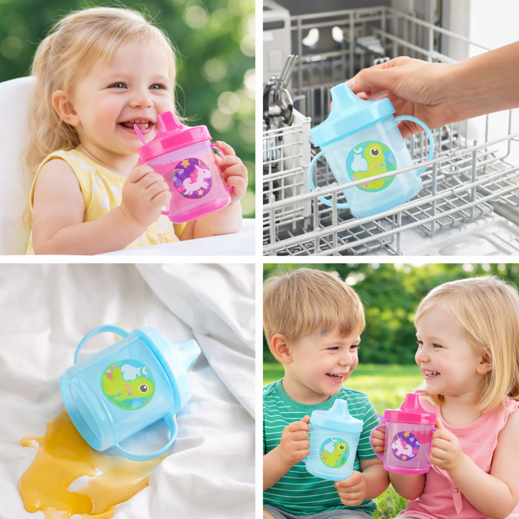 245ml Baby Sippy Cup with Fun Handles