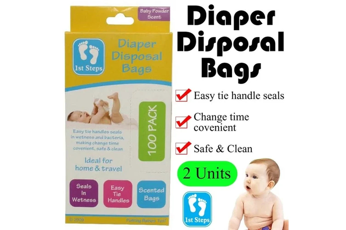 Scented Disposable Diaper Bags - Ultimate Odour Control for Hassle-Free Diaper Changes