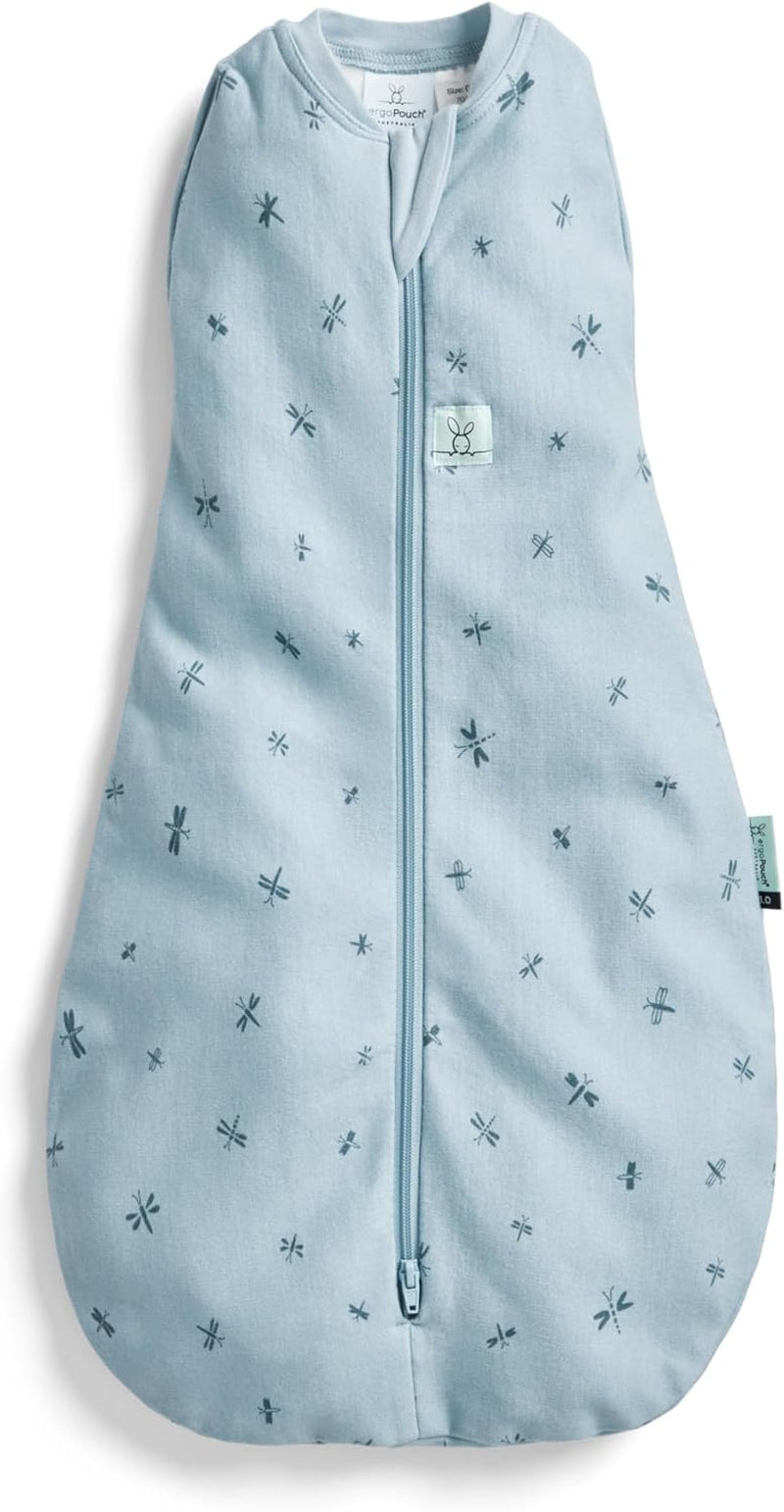 Cocoon Swaddle Bag – TOG Rated for Warmth, Breathable Organic Cotton Baby Swaddle, Two-Way Zip, Arms In or Out