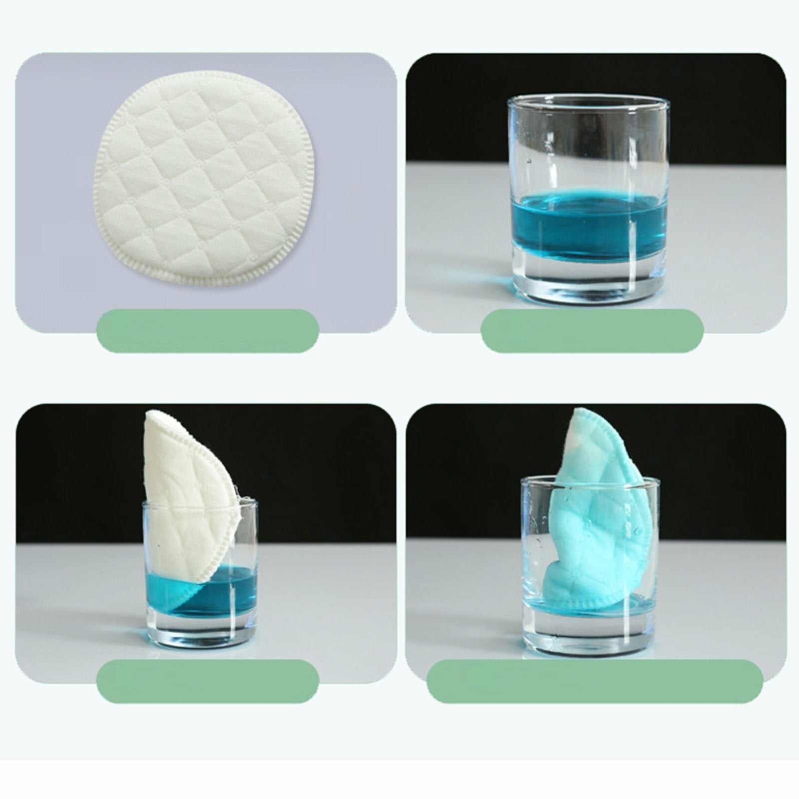 Ultimate Comfort: Eco-Friendly 20-Pack Bamboo Cotton Reusable Breast Pads for Nursing Moms