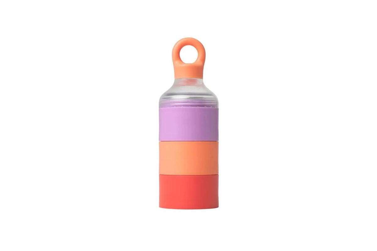 Stylish Triful Pink Stainless Steel Insulated Baby Formula Container for Effortless Feeding on the Go