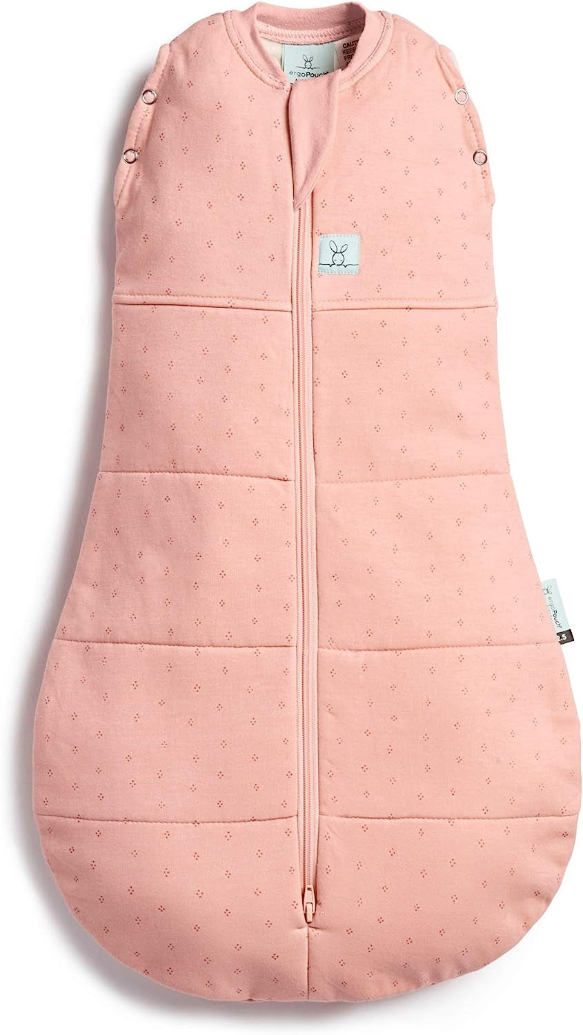 Cocoon Swaddle Bag – TOG Rated for Warmth, Breathable Organic Cotton Baby Swaddle, Two-Way Zip, Arms In or Out