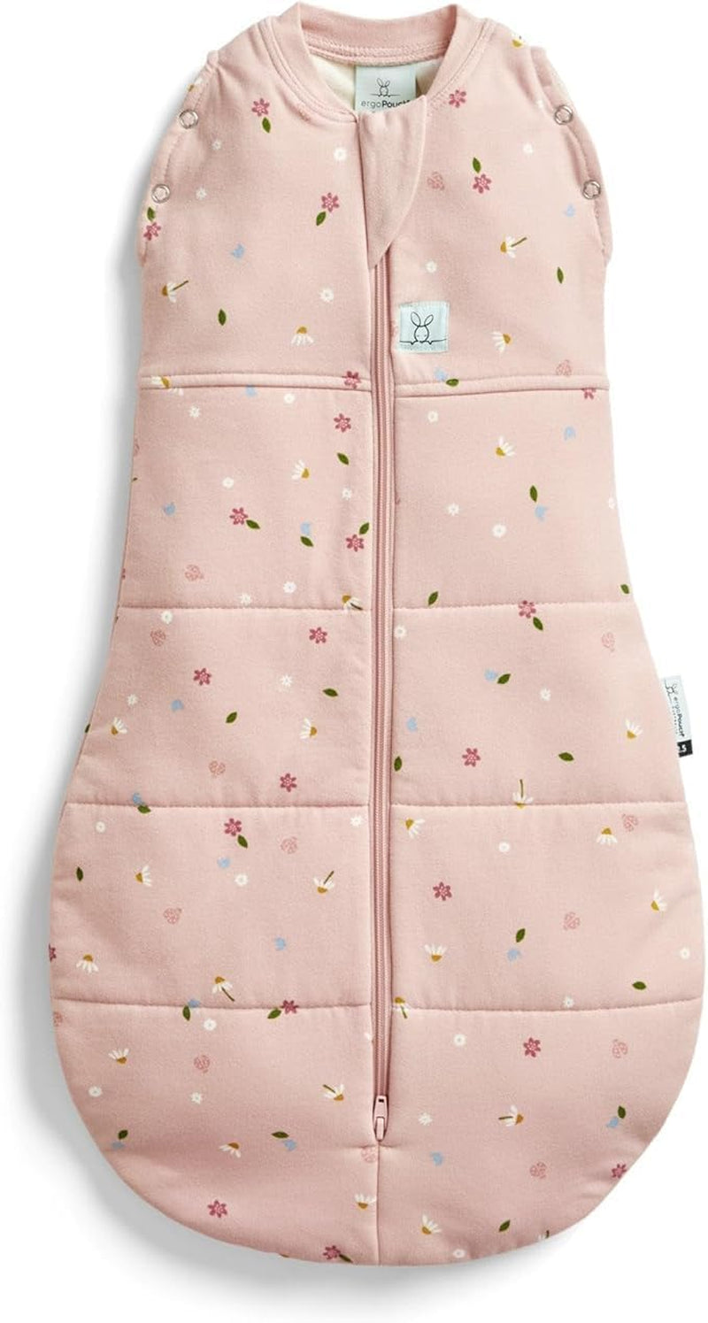 Cocoon Swaddle Bag – TOG Rated for Warmth, Breathable Organic Cotton Baby Swaddle, Two-Way Zip, Arms In or Out