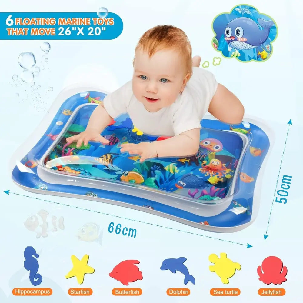 Engaging Premium Inflatable Water Play Mat Boss Baby & Co