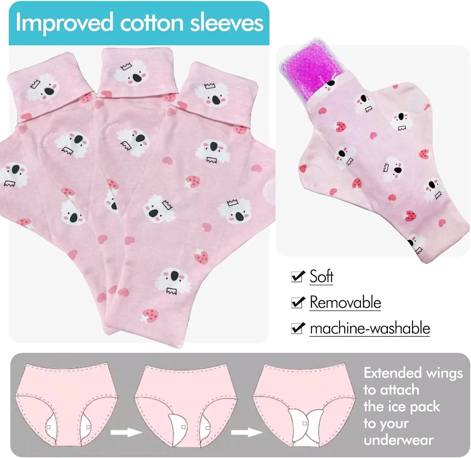 Perineal Ice Packs Boss Baby & Co