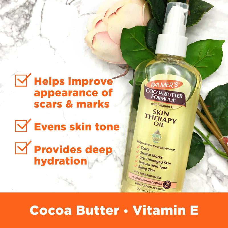 Pamper Your Pregnancy: Palmer's Cocoa Butter Formula Essential Care Bundle for Stretch Marks and Skin Hydration