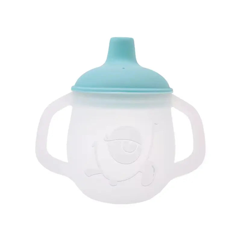 Introducing the Ultimate Baby Silicone Sippy Cup: 150ml Soft Spout Training Cup with Easy Grip Handles for Toddlers