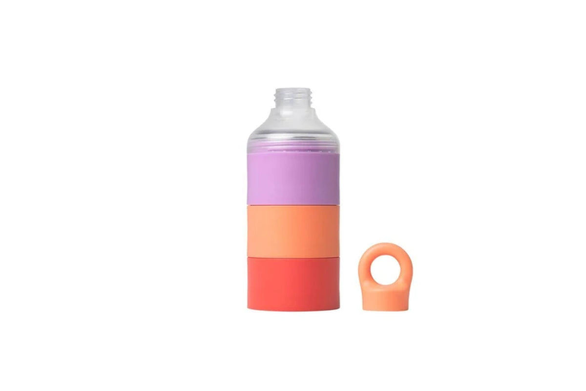 Stylish Triful Pink Stainless Steel Insulated Baby Formula Container for Effortless Feeding on the Go