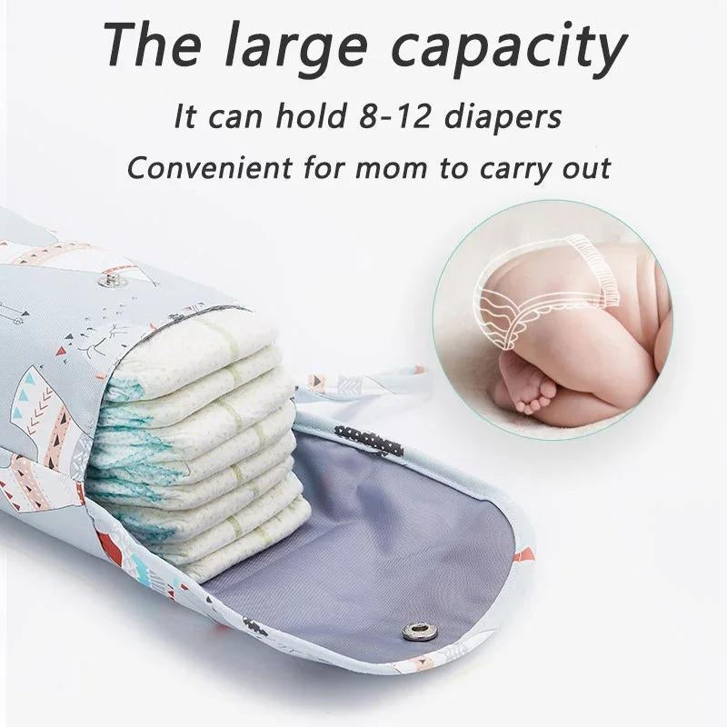 The Ultimate Waterproof Baby Diaper Bag: Stylish, Spacious, and Perfect for On-the-Go Parents!
