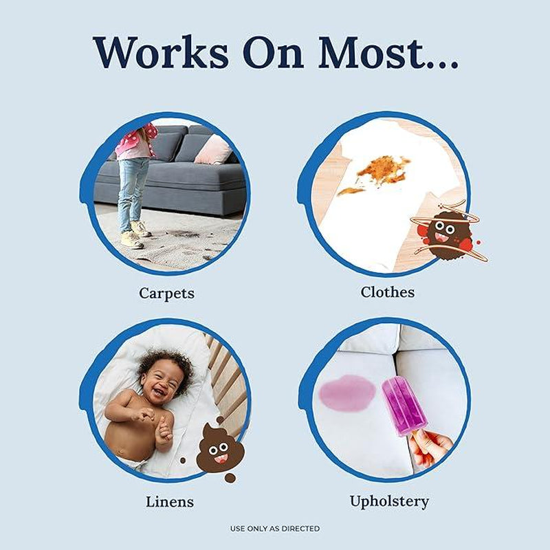 4Oz 3 Pack Stain Remover - Newborn & Baby Essentials - No Dry Cleaning, Food, Grease, Coffee off Laundry, Underwear, Fabric