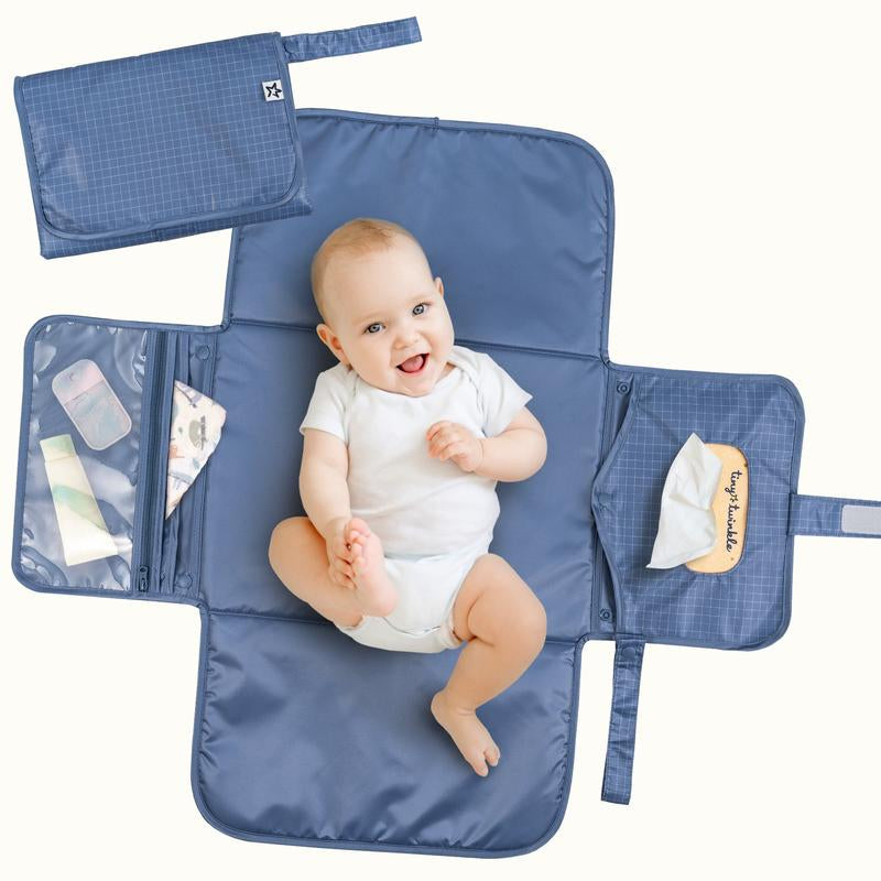 Tiny Twinkle Portable Diaper Changing Pad - Lightweight, Waterproof, and Travel-Friendly!
