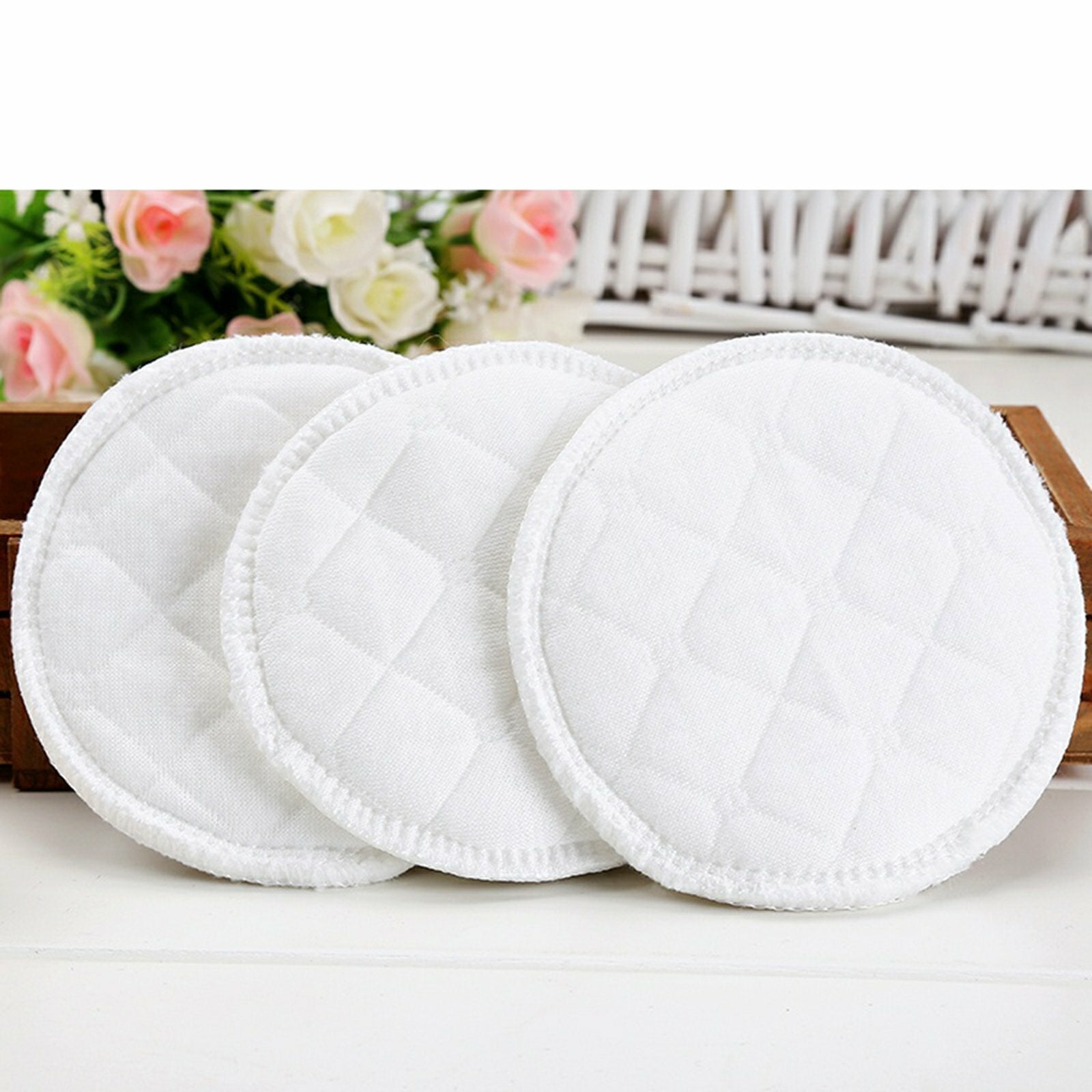 Ultimate Comfort: Eco-Friendly 20-Pack Bamboo Cotton Reusable Breast Pads for Nursing Moms