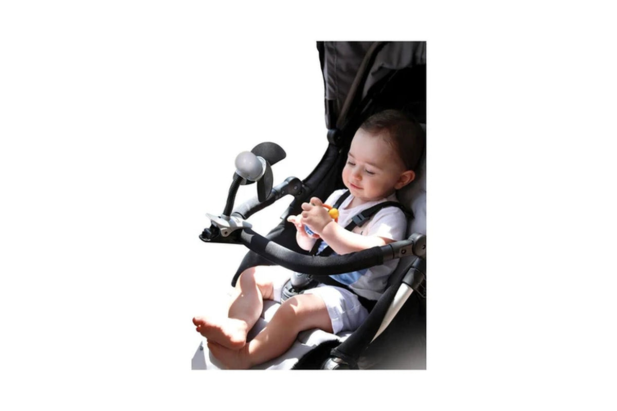 Keep Your Little One Cool Anywhere with the Dreambaby Ezy-Fit Clip-On Portable Cooling Fan for Strollers
