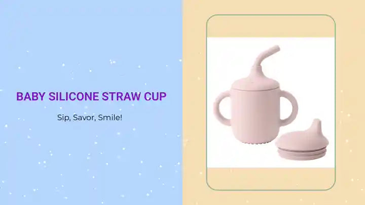 Baby Silicone Straw Cup by@Outfy