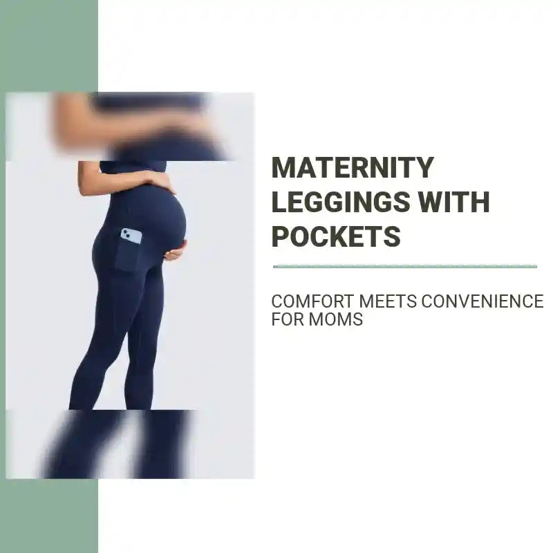 Maternity Leggings with Pockets by@Outfy