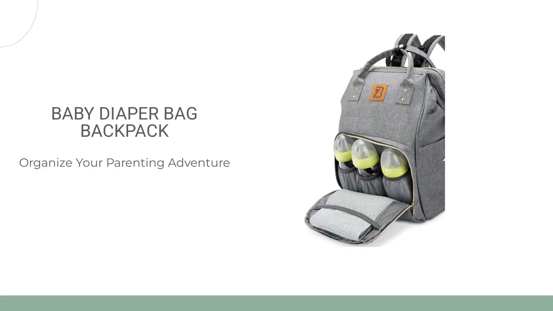 Baby Diaper Bag Backpack by@Outfy