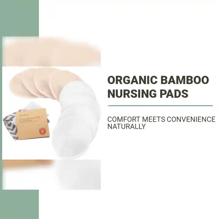 Organic Bamboo Nursing Pads by@Outfy