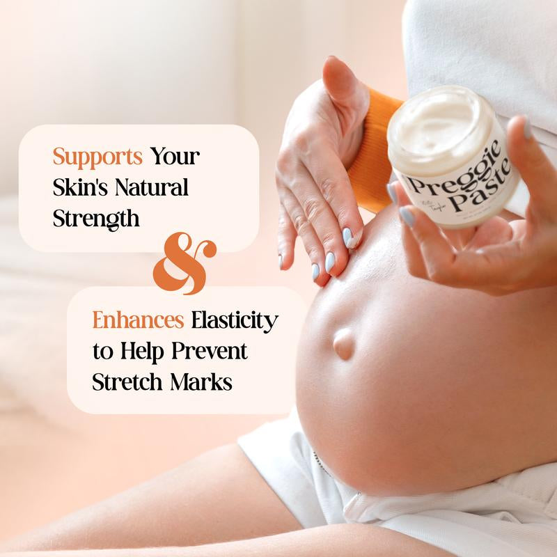 Transform Your Skin with Taylor's Preggie Paste Belly Butter - A Luxurious Hydrating Cream Infused with Manuka Honey & Vitamin E for Expecting Moms - 3.7 Oz