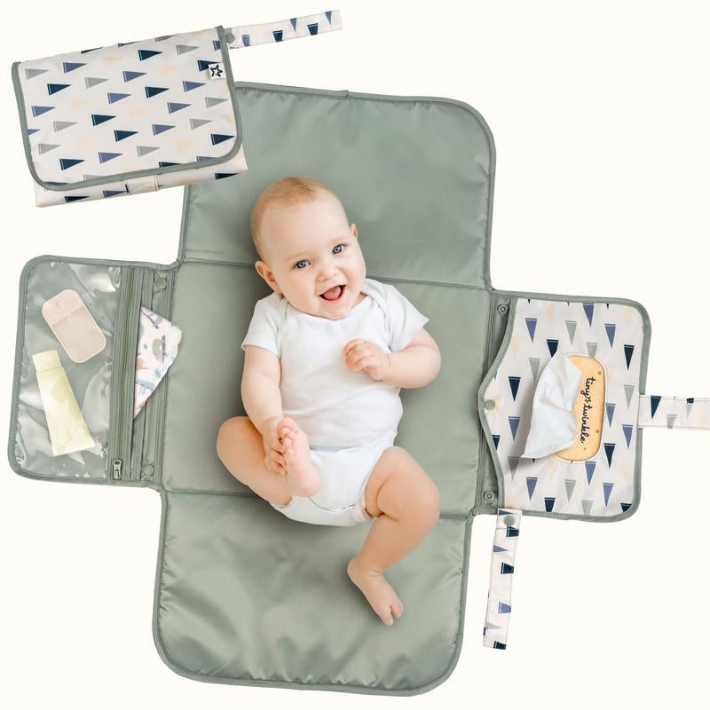 Tiny Twinkle Portable Diaper Changing Pad - Lightweight, Waterproof, and Travel-Friendly!