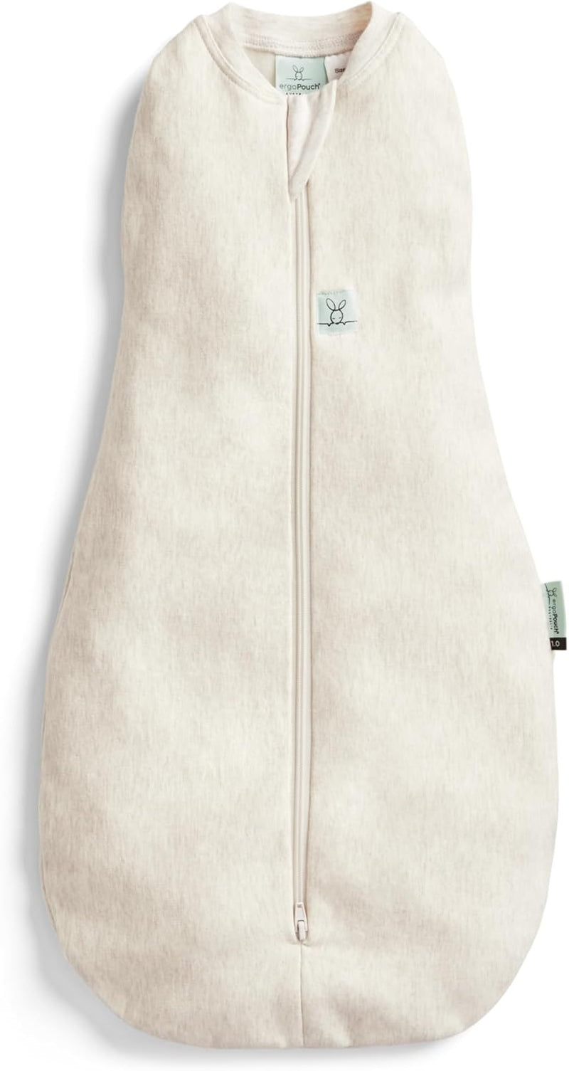Cocoon Swaddle Bag – TOG Rated for Warmth, Breathable Organic Cotton Baby Swaddle, Two-Way Zip, Arms In or Out