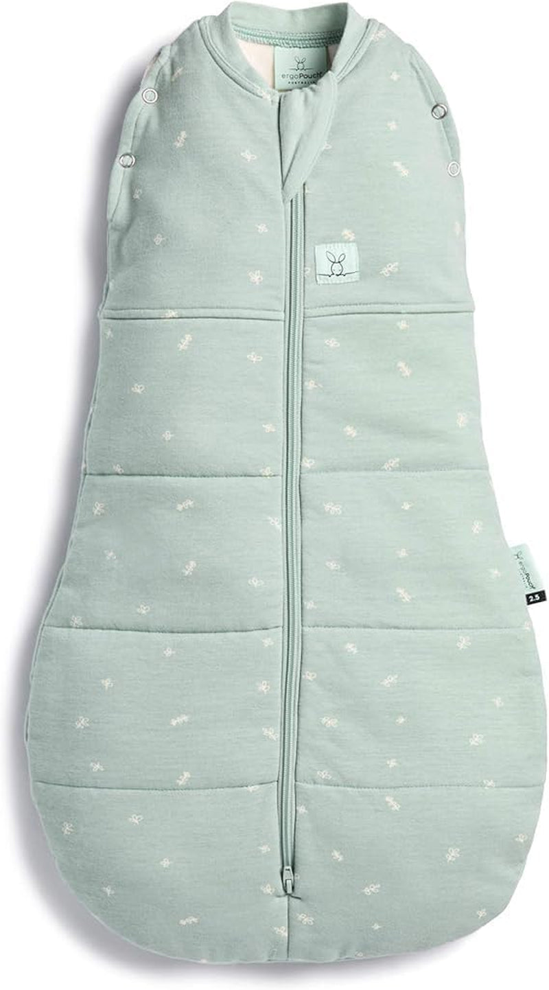 Cocoon Swaddle Bag – TOG Rated for Warmth, Breathable Organic Cotton Baby Swaddle, Two-Way Zip, Arms In or Out