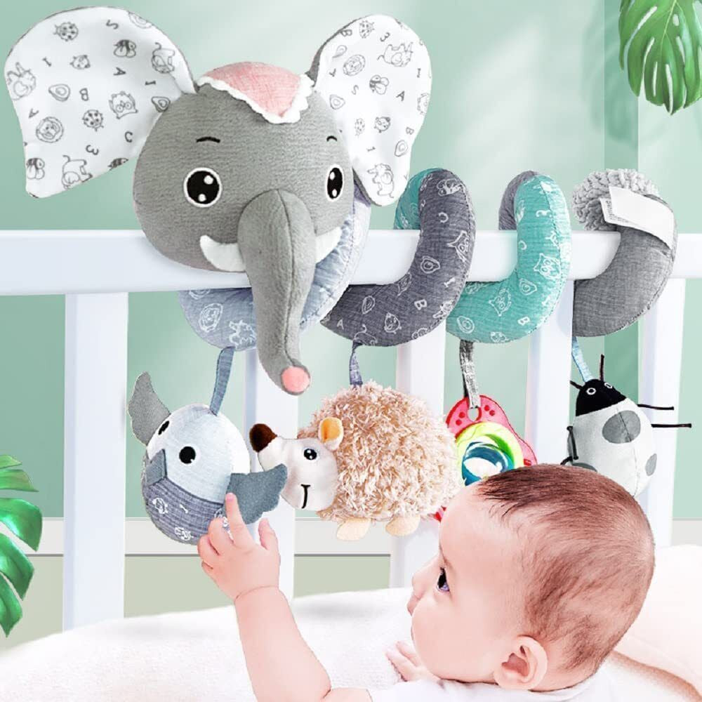 Engaging Baby Activity Spiral Hanging Toy for Sensory Exploration and Fun