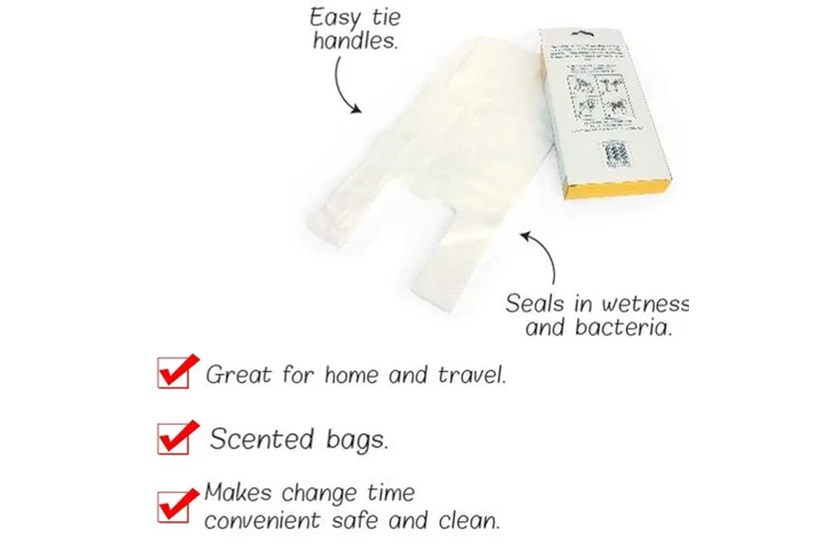 Scented Disposable Diaper Bags - Ultimate Odour Control for Hassle-Free Diaper Changes