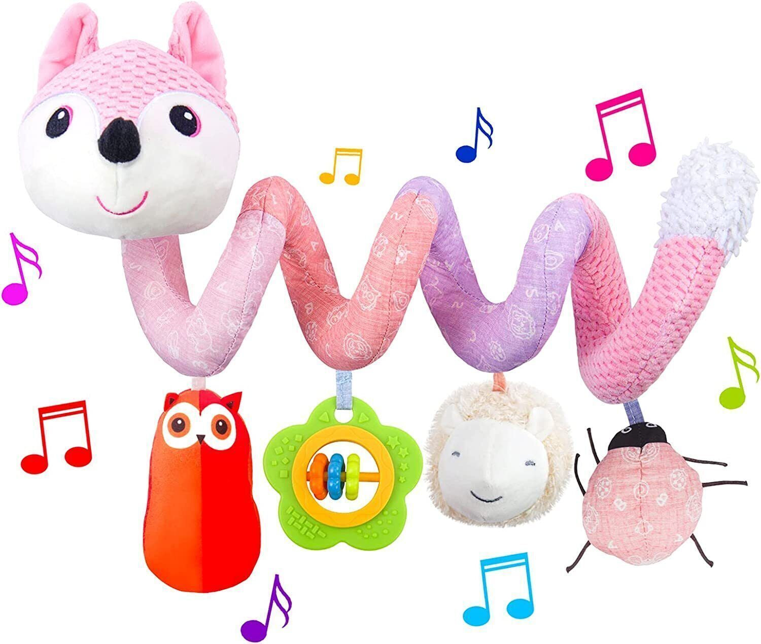 Engaging Baby Activity Spiral Hanging Toy for Sensory Exploration and Fun