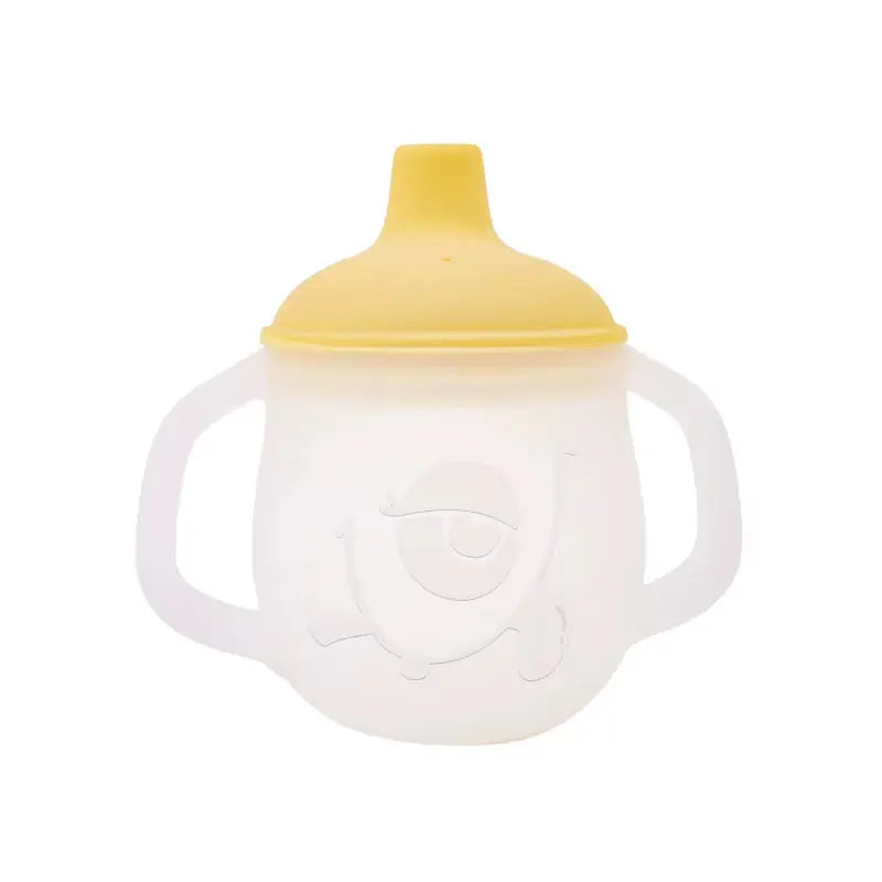 Introducing the Ultimate Baby Silicone Sippy Cup: 150ml Soft Spout Training Cup with Easy Grip Handles for Toddlers