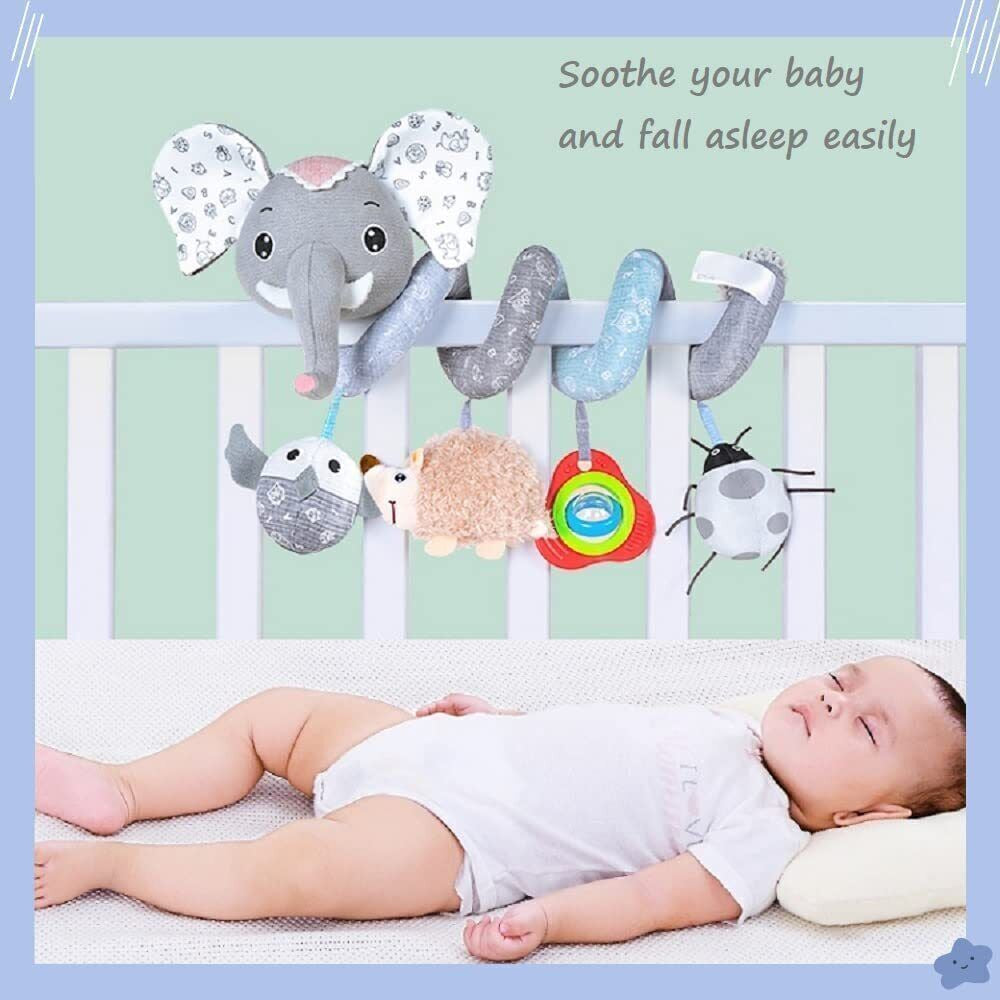 Engaging Baby Activity Spiral Hanging Toy for Sensory Exploration and Fun