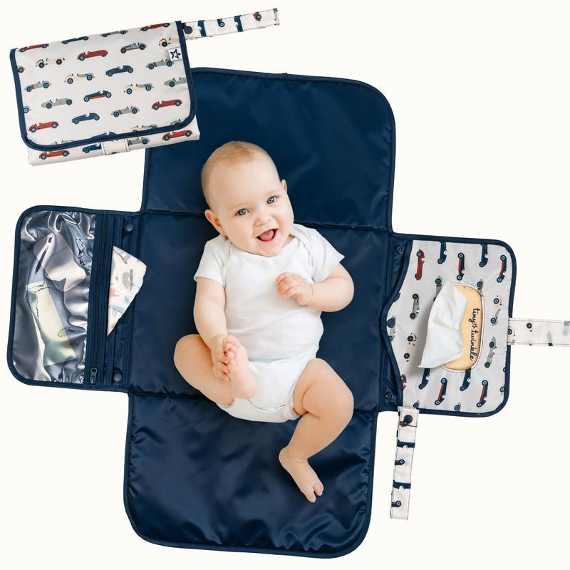 Tiny Twinkle Portable Diaper Changing Pad - Lightweight, Waterproof, and Travel-Friendly!