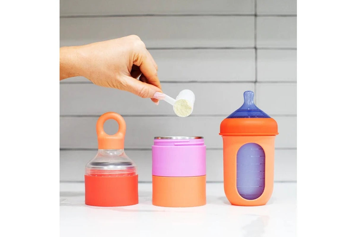 Stylish Triful Pink Stainless Steel Insulated Baby Formula Container for Effortless Feeding on the Go