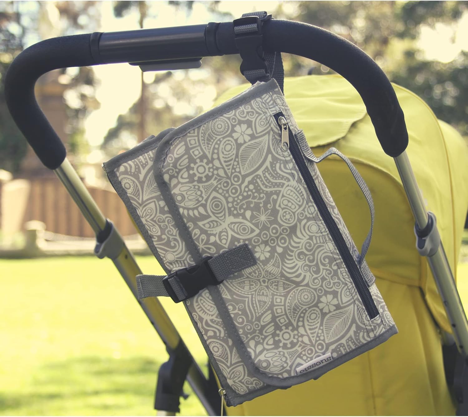 Portable Nappy Changing Mat - Waterproof Baby Change Pad for Travel (Sweet Dreams)