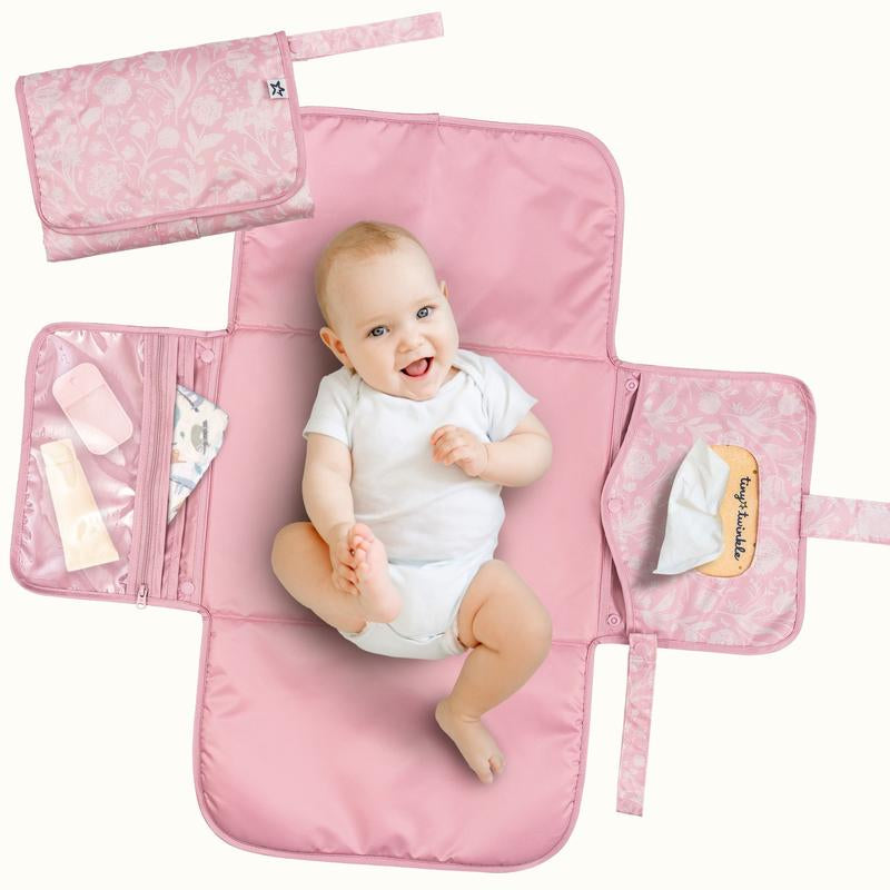 Tiny Twinkle Portable Diaper Changing Pad - Lightweight, Waterproof, and Travel-Friendly!