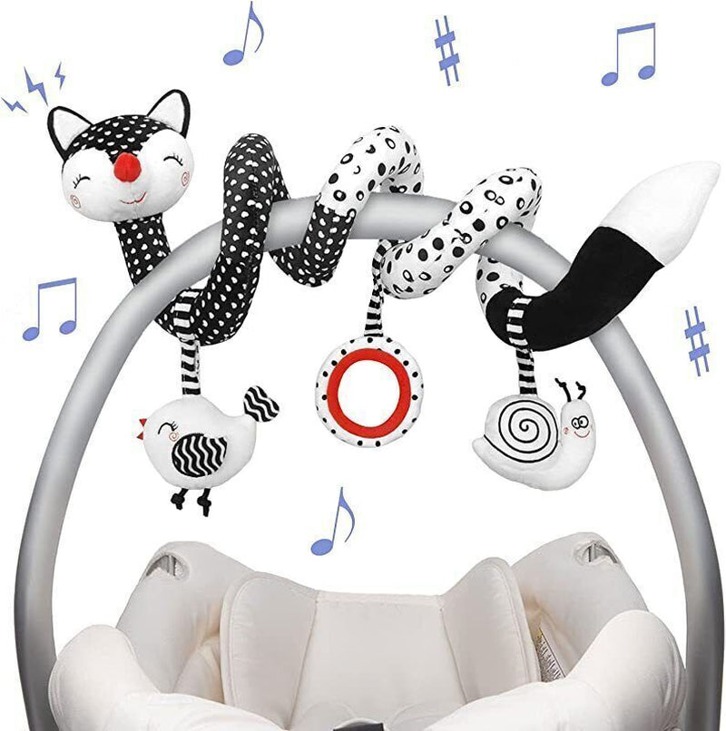 Engaging Baby Activity Spiral Hanging Toy for Sensory Exploration and Fun