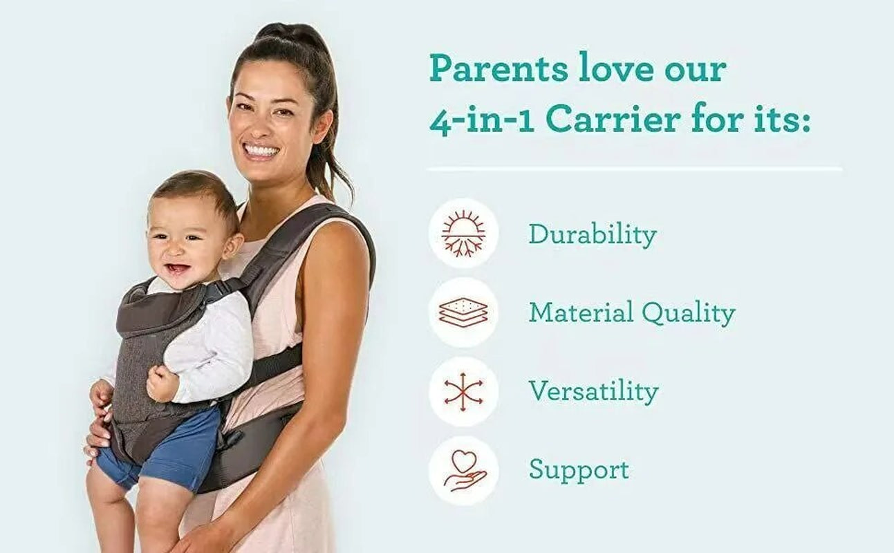 4-in-1 Multifunctional Baby Carrier - Comfortable and Versatile for Every Parent