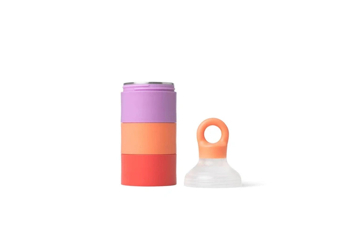 Stylish Triful Pink Stainless Steel Insulated Baby Formula Container for Effortless Feeding on the Go