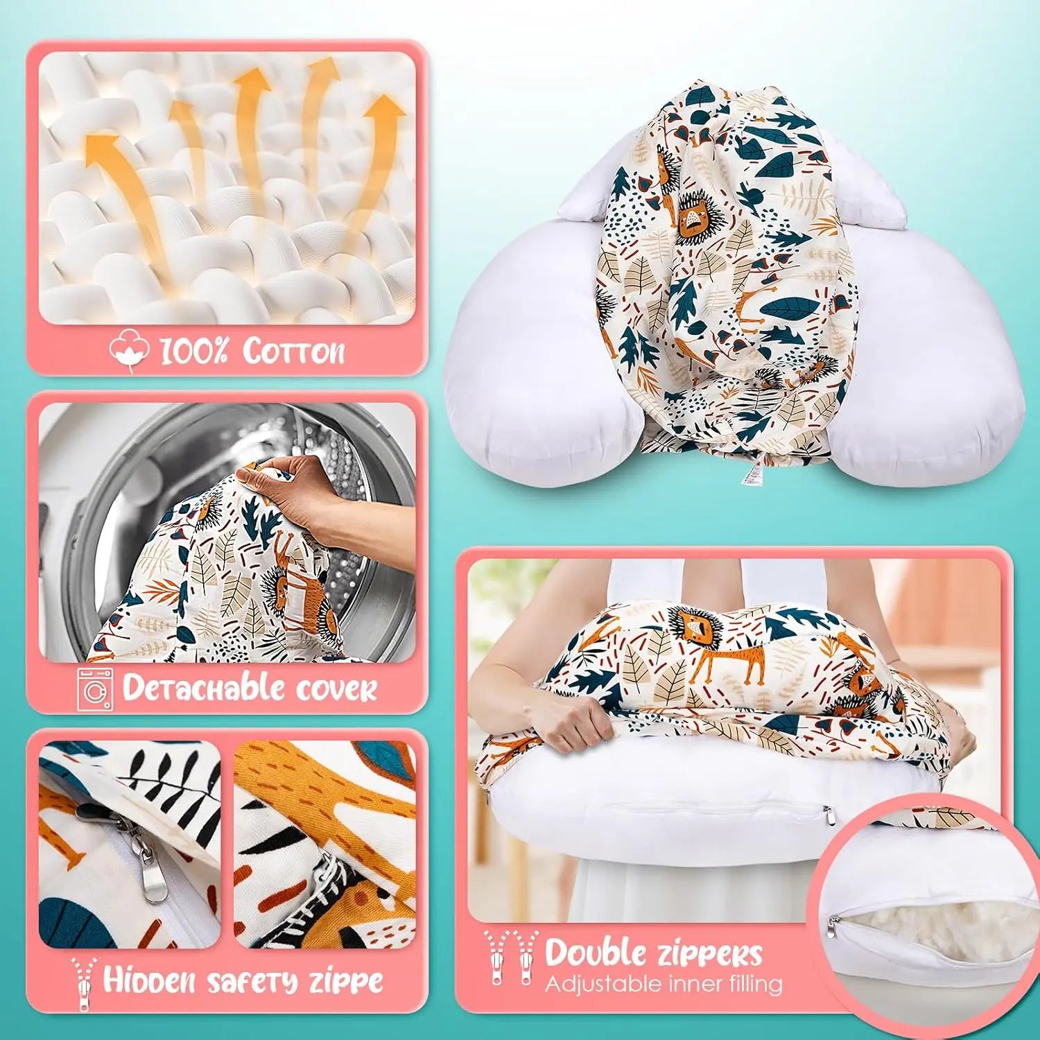 Nursing Pillow for Breastfeeding Boss Baby & Co