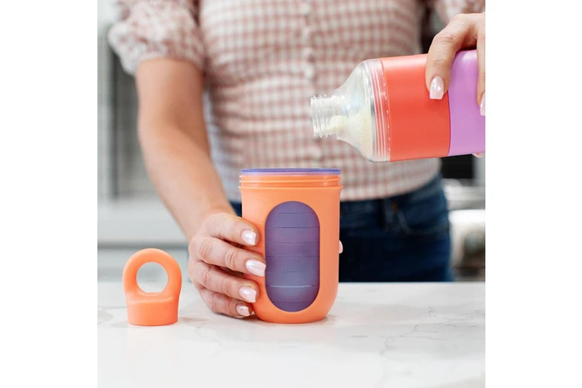 Stylish Triful Pink Stainless Steel Insulated Baby Formula Container for Effortless Feeding on the Go
