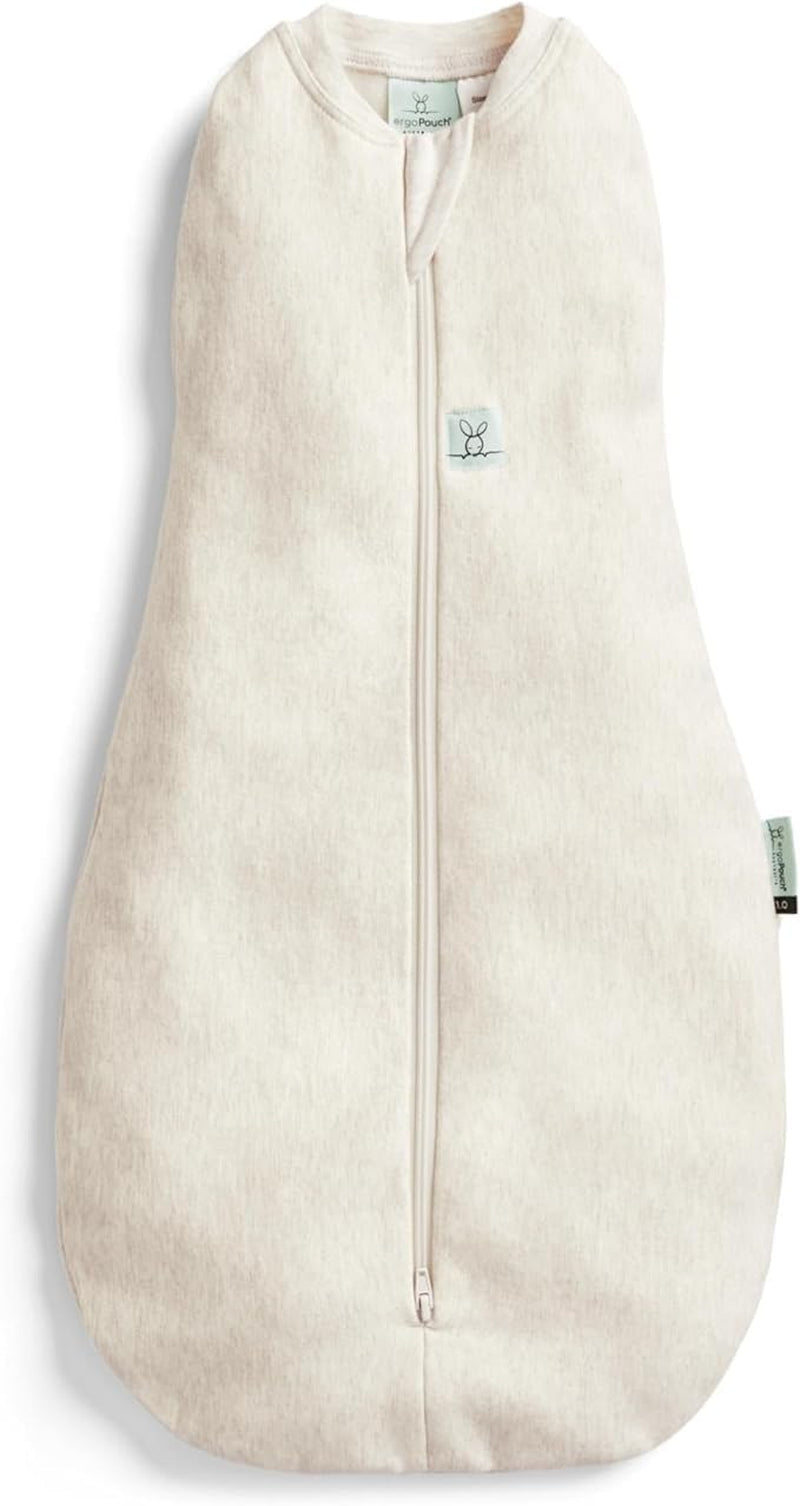 Cocoon Swaddle Bag – TOG Rated for Warmth, Breathable Organic Cotton Baby Swaddle, Two-Way Zip, Arms In or Out