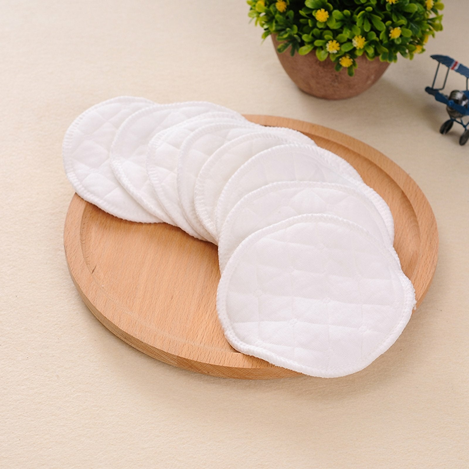 Ultimate Comfort: Eco-Friendly 20-Pack Bamboo Cotton Reusable Breast Pads for Nursing Moms