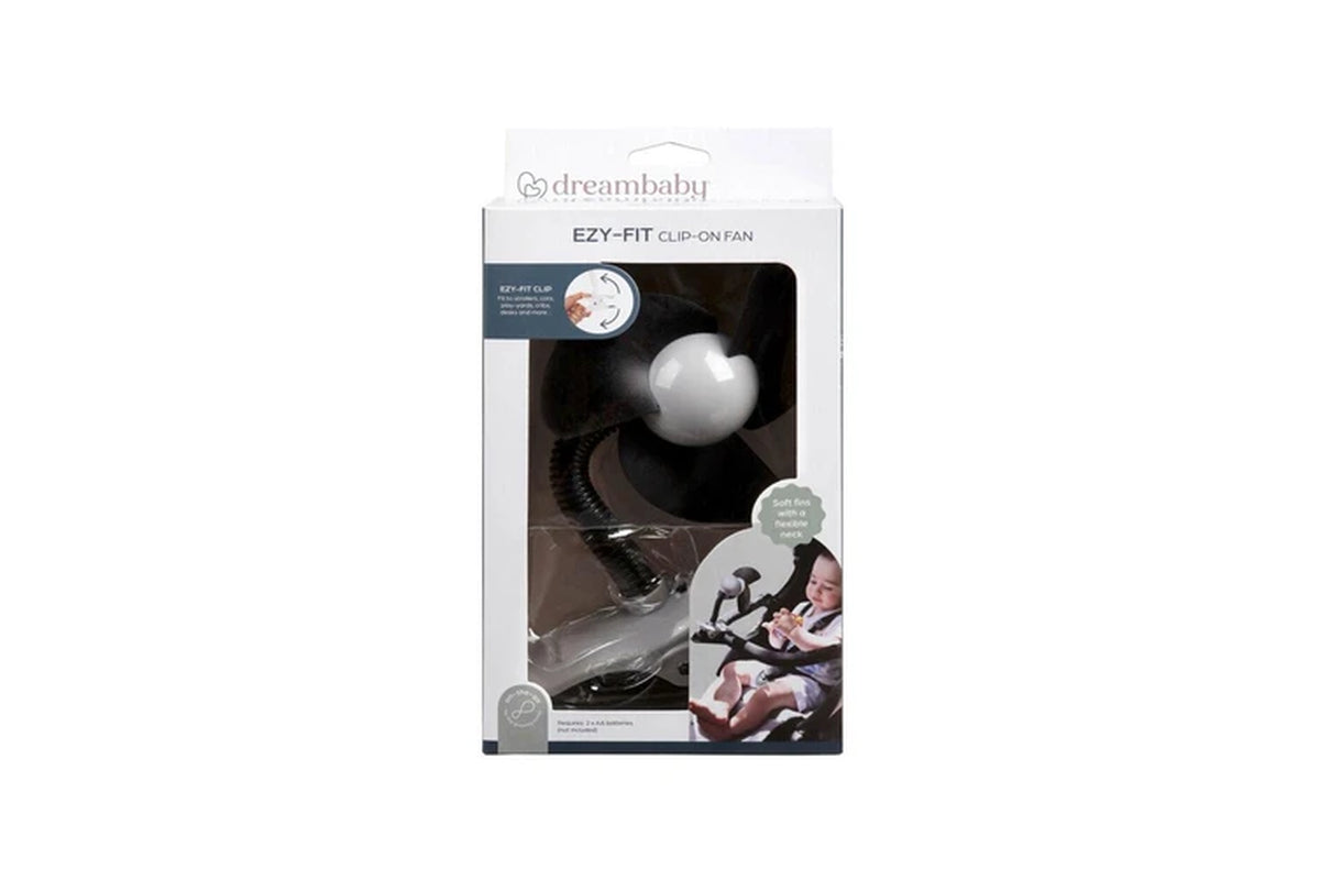 Keep Your Little One Cool Anywhere with the Dreambaby Ezy-Fit Clip-On Portable Cooling Fan for Strollers