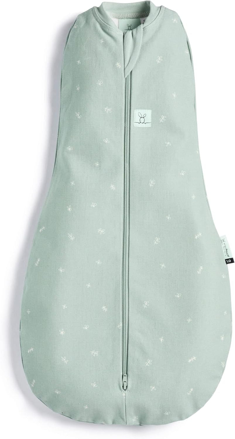 Cocoon Swaddle Bag – TOG Rated for Warmth, Breathable Organic Cotton Baby Swaddle, Two-Way Zip, Arms In or Out