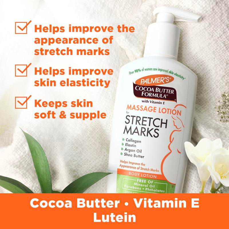 Pamper Your Pregnancy: Palmer's Cocoa Butter Formula Essential Care Bundle for Stretch Marks and Skin Hydration