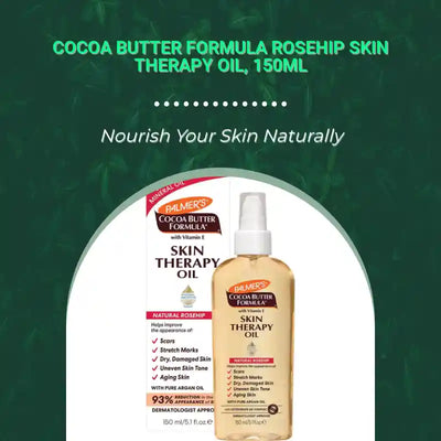 Cocoa Butter Formula Rosehip Skin Therapy Oil, 150ml by@Outfy