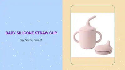 Baby Silicone Straw Cup by@Outfy