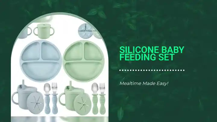 Silicone Baby Feeding Set by@Outfy